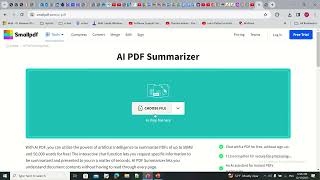 SmallPDf تلخيص الابحاث باستخدام الذكاء الاصطناعي Smallpdf AI PDF Smmarizer [upl. by Etnaed]