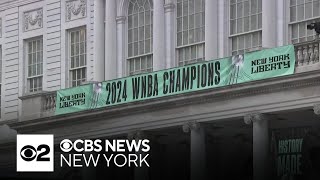 Preparations underway for New York Liberty tickertape parade [upl. by Cowley]