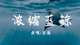 濃縮藍鯨  裘德『只要你說 我就可以，帶你到另一片海域』【動態歌詞】 [upl. by Olegnaed897]