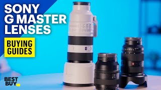 Sony G Master Lenses – Buying Guides from Best Buy [upl. by Rakabuba951]