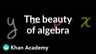 The beauty of algebra  Introduction to algebra  Algebra I  Khan Academy [upl. by Springer]