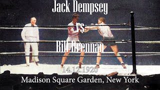 Jack Dempsey vs Bill Brennan II in HD Colorized  14121920 extended highlights [upl. by Lahtnero]