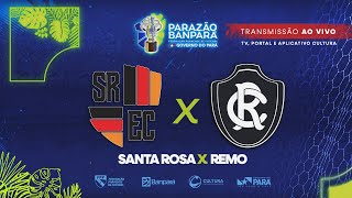 AO VIVO  Santa Rosa x Remo  Quartas de Final  Parazão Banpará 2024 [upl. by Assille]