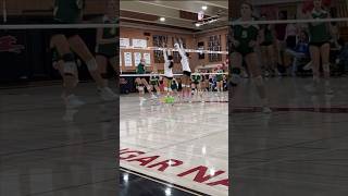 Team Rally…we all got a piece of it siennarivera volleyball carondelethighschool shorts libero [upl. by Eilyk559]