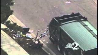 Device Explodes Inside Garbage Truck [upl. by Bink]