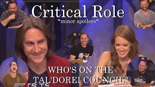 Whos on the TalDorei Council  Critical Role C2E85 [upl. by Queridas]