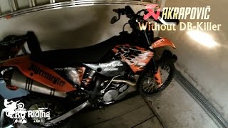 Ktm Exc 450 Akrapovic Soundcheck RAW [upl. by Theodoric]