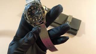 Omega Seamaster No Time To Die Unboxing amp Review 21090422001001 James Bond 007 NTTD SMP 4K [upl. by Rees974]