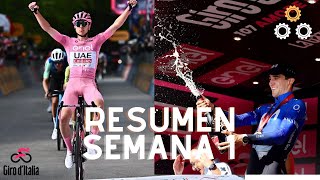 GIRO DE ITALIA 2024 RESUMEN PRIMERA SEMANA [upl. by Goldi529]