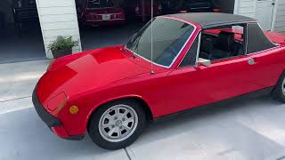 1972 Porsche 914 17 Quick walk around and drive [upl. by Cnahc758]