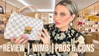 LOUIS VUITTON CROISETTE REVIEW  PATINA WATER SPOTS  WIMB  MOD SHOTS [upl. by Greyson911]