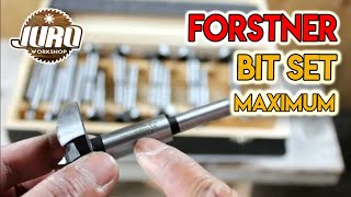 Maximum Forstner Bit Set Unboxing and Review  JURO Workshop [upl. by Jayson]