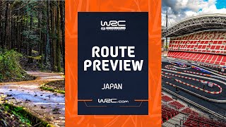 Route Preview  WRC FORUM8 Rally Japan 2024 [upl. by Gilbye]