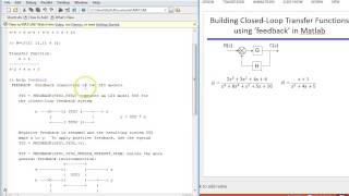 Matlab feedback command [upl. by Anrapa]