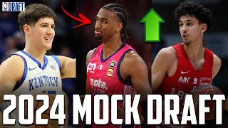 OFFICIAL 2024 NBA Mock Draft Draft Day Edition [upl. by Thorr]