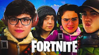 ELMARIANA BASADO Aldogeo Juega Fortnite con Quackity ElMariana y Roier [upl. by Billie304]