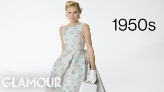 100 Years of Dresses  Glamour [upl. by Irrak]