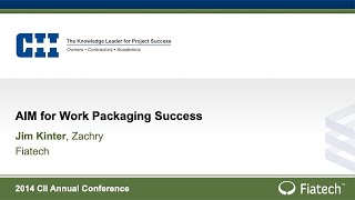 Advanced Work Packaging Information Management AIM for Work Packaging Success [upl. by Jago]