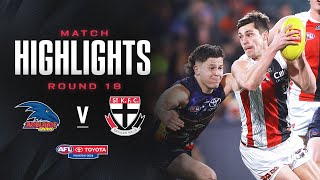 Adelaide Crows v St Kilda Highlights  Round 18 2024  AFL [upl. by Ysak]