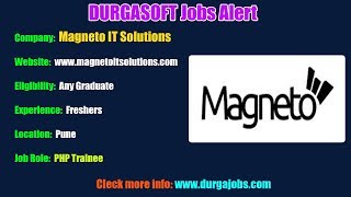 DURGASOFT Jobs Alerts  Jobs for Experienced and Freshers  22062019 [upl. by Marola]