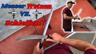 Wetzen vs Schleifen – Die Unterschiede und Techniken🔪💪 [upl. by Marchese]