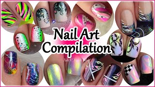 Nageldesign Anleitungen  Nail Art Tutorial Compilation 2022 [upl. by Aloap]