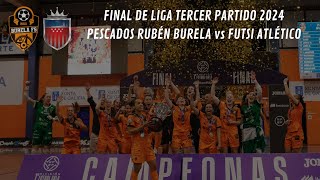 FUTSAL  Pescados Rubén Burela  Futsi Atlético Navalcarnero Final Liga 2024 [upl. by Anassor]