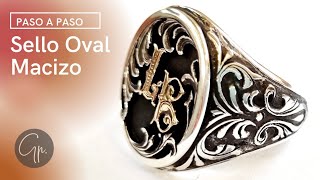 🔥 Cómo hacer un Anillo SELLO 💎 Clases de Joyería [upl. by Sheridan]