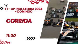 FORMULA 1 AO VIVO  CORRIDA  GP INGLATERRA 2024  Narração Comentários e Bate papo [upl. by Aivilys]