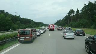 Einsatzfahrt Verkehrsunfall mit Personen auf der BAB10 [upl. by Rot]