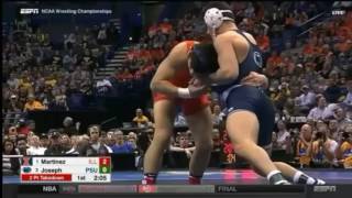 2017 NCAA Wrestling Finals Highlights  Every Takedown and Turn [upl. by Natsirk]