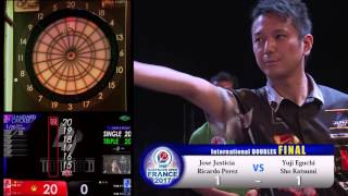 DARTSLIVE OPEN 2017 FRANCE  International DOUBLES FINAL [upl. by Lareena]