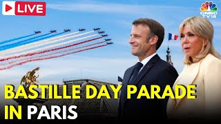 LIVE Annual Bastille Day Parade in Paris  Emmanuel Macron  France News  Bastille Day  N18G [upl. by Laerol]