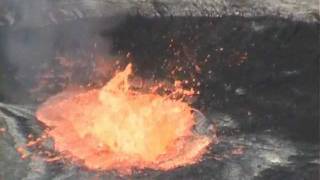 Disposal of organic waste in Erta Ale Volcano lava lake causes violent eruption [upl. by Davena138]