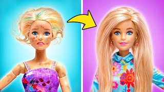 Luxury Barbie Makeover ✨ Beautiful Doll Outfits and DIY Accessories [upl. by Hnim]