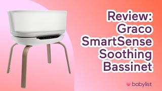 Review Graco SmartSense Soothing Bassinet Hears Babys Cries  Babylist Tests  Bonus Swing [upl. by Vitek559]