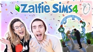 Zalfie Wedding Day  Zalfie Sims Edition 15 [upl. by Joab]