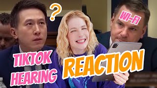 reacting to MR CHEW at the TikTok hearing [upl. by Einnaffit948]