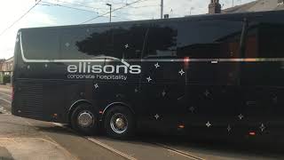 Ellisons Coach back in at Sheffield Wednesday Training Ground to pick up Wednesday Team [upl. by Narine]