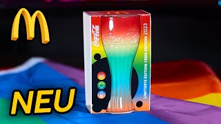 🌈 Das NEUE McDonalds Regenbogenglas 2023  Ab den 150523 [upl. by Alleynad]