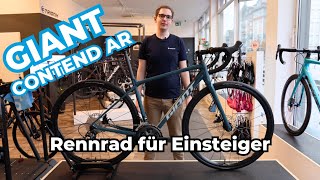 Giant CONTEND AR  Das Rennrad für Einsteiger  Vorstellung deutsch [upl. by Etsirk684]