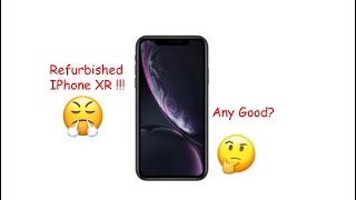 Refurbished IPhone XR Unboxing [upl. by Naugan]