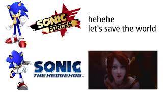 sonic lore meme gotye wokeuplikethis [upl. by Aikym]