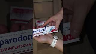 Paratontax Zahnpasta nachschauen unboxing [upl. by Darcia]