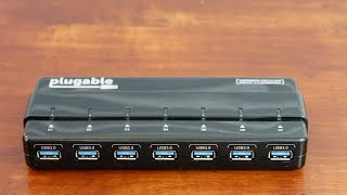 Unboxing Plugable 7Port USB 30 Powered Hub [upl. by Mar]