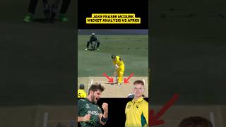 Analyzing Jake Fraser McGurk Wicket Vs Afridi  Australia Vs Pakistan 2nd ODI 2024 [upl. by Radmilla]