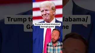 Donald Trump Attending AlabamaGeorgia Game  davidhooksteadinterviews [upl. by Lurline]