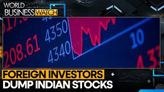 Indian Stocks Heading Towards a Correction  World Business Watch  WION [upl. by Peedsaj]