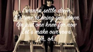 Kimbra  Settle Down Karaoke  Instrumental With Lyrics [upl. by Brenna926]