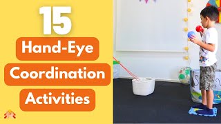 HandEye Coordination Activities for Kids 15 AtHome Activities [upl. by Enehpets351]